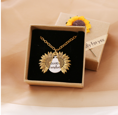 Sunflower Necklace - Elegant and Stylish