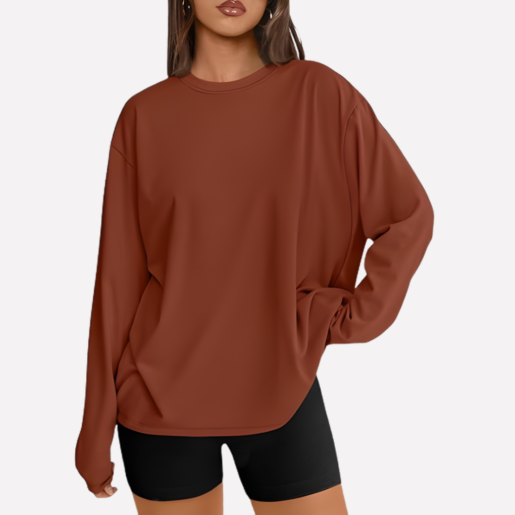 Women's Oversized Long Sleeve Shirt