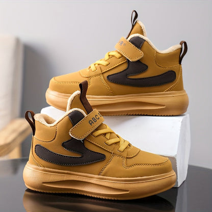 Modern, comfortable low sneakers with fleece lining for boys - Jack