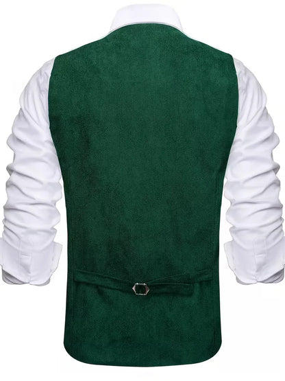 Gilet avec col en V et boutons