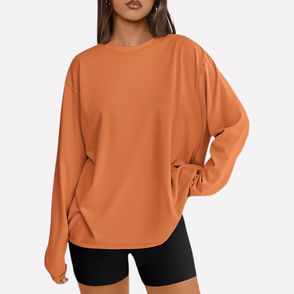 Women's Oversized Long Sleeve Shirt