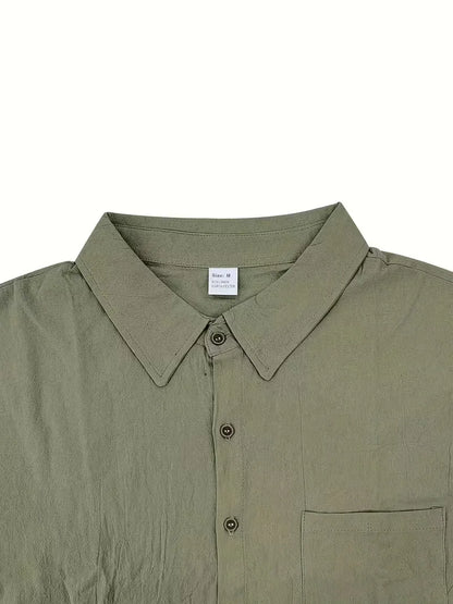 Chemise à manches courtes avec poche poitrine