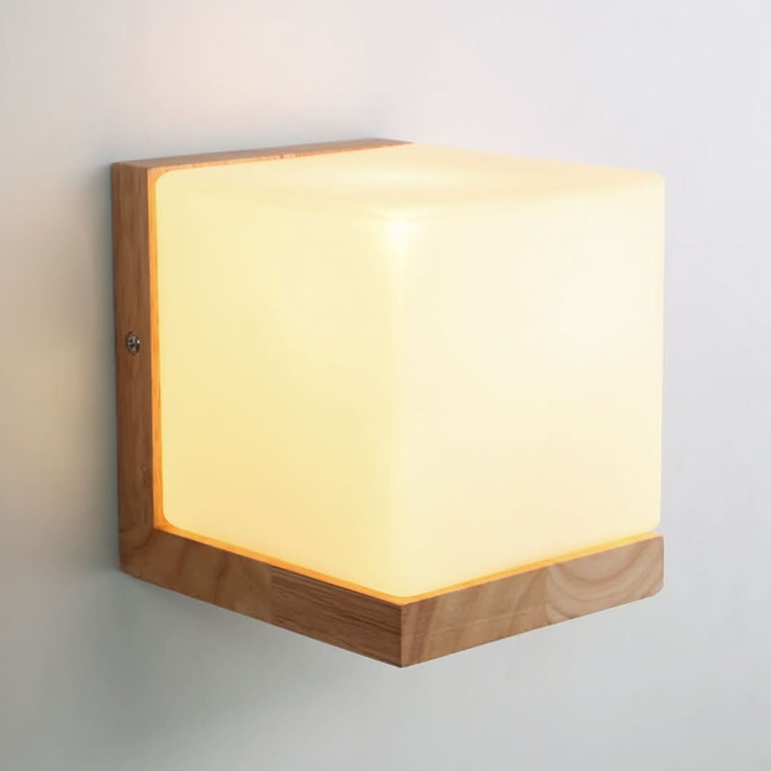 EcoShine - Modern fa falilámpa