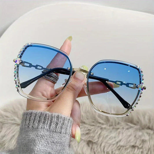 Dalis – Gafas de sol sin montura con cristales brillantes