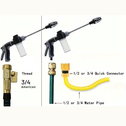 High-Pressure Sprayer for Car Cleaning, Garden Tidying and Patio Maintenance