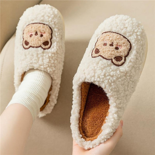 Snuggly Warm Animal Slippers with Soft Lining