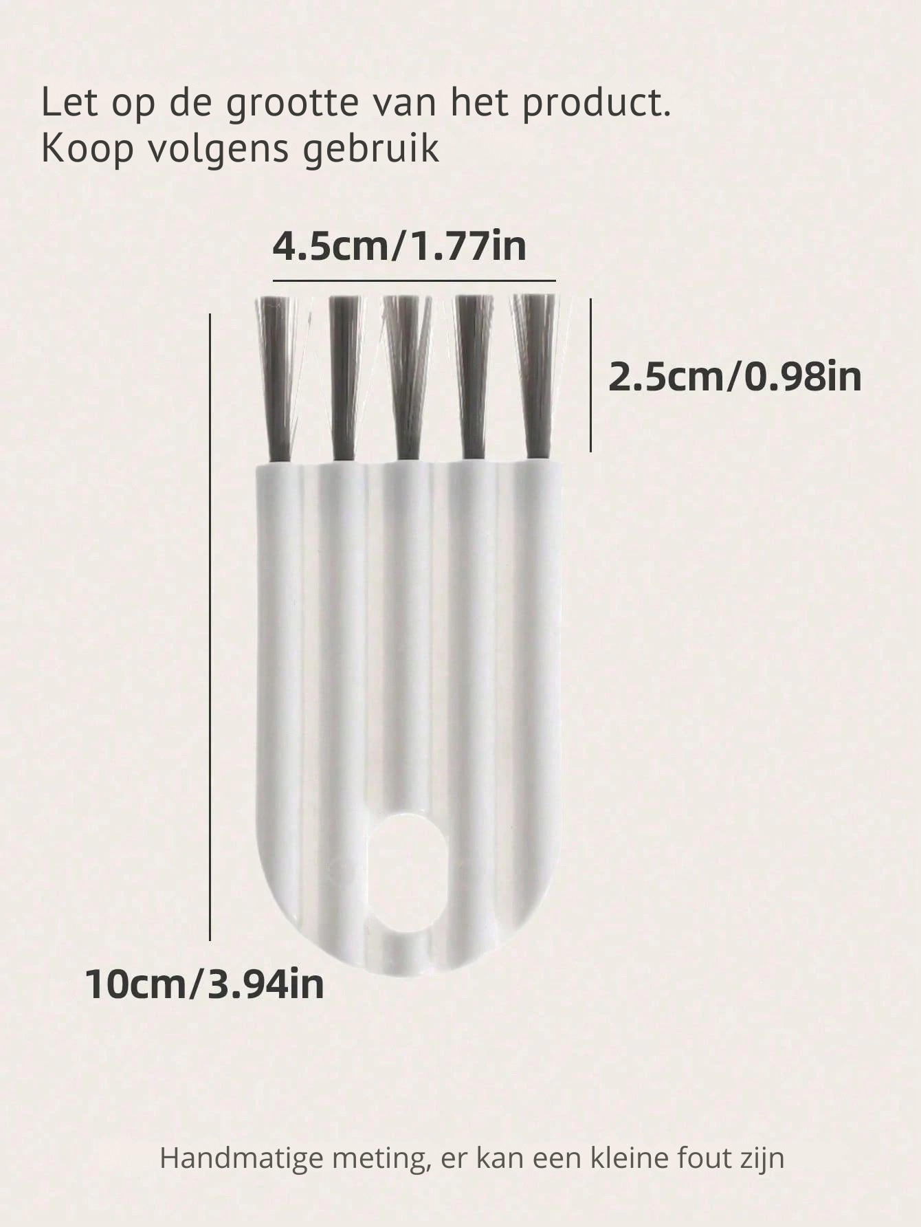 Cleaning Brush for Grooves and Cracks
