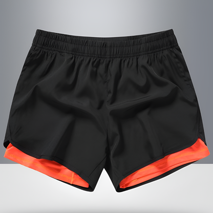 Pantaloncini da corsa da uomo ad asciugatura rapida con cerniera