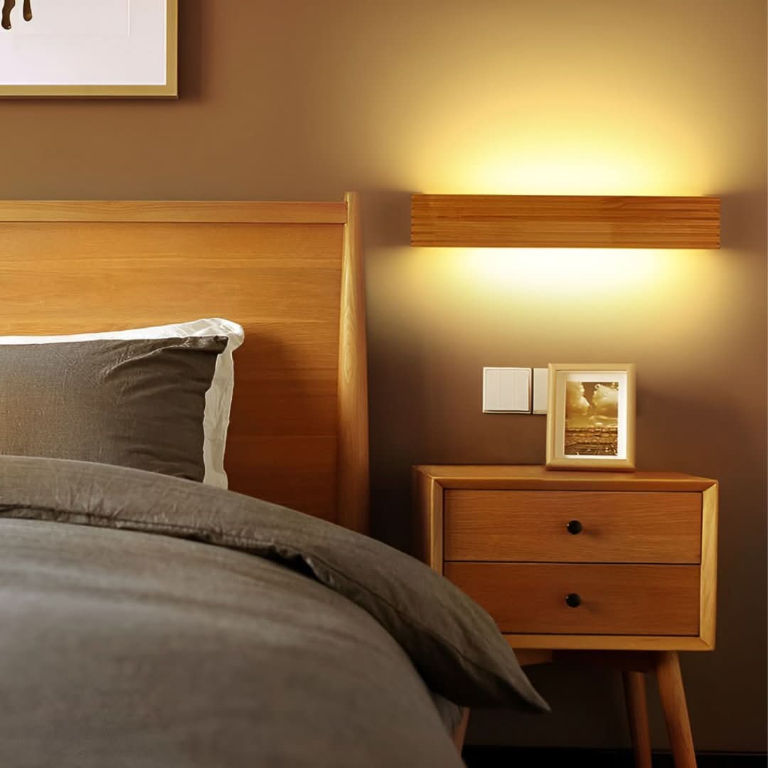 GlowWood - Rechteckige wasserdichte LED-Leuchte