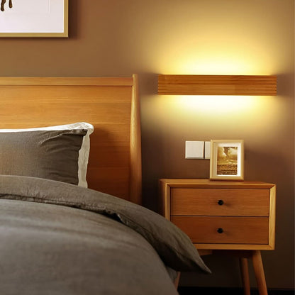 GlowWood - Rechteckige wasserdichte LED-Leuchte