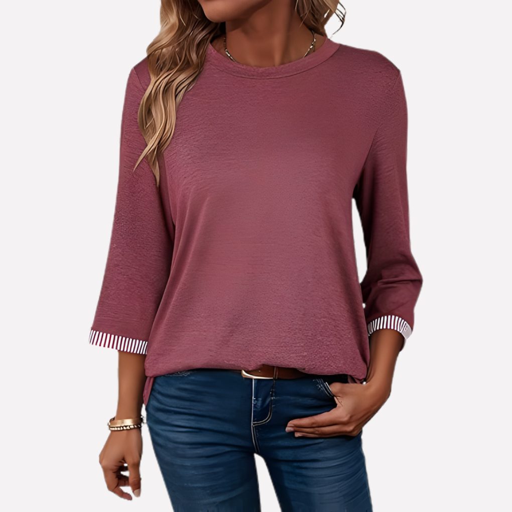 Damen T-Shirt mit 3/4-Ärmeln