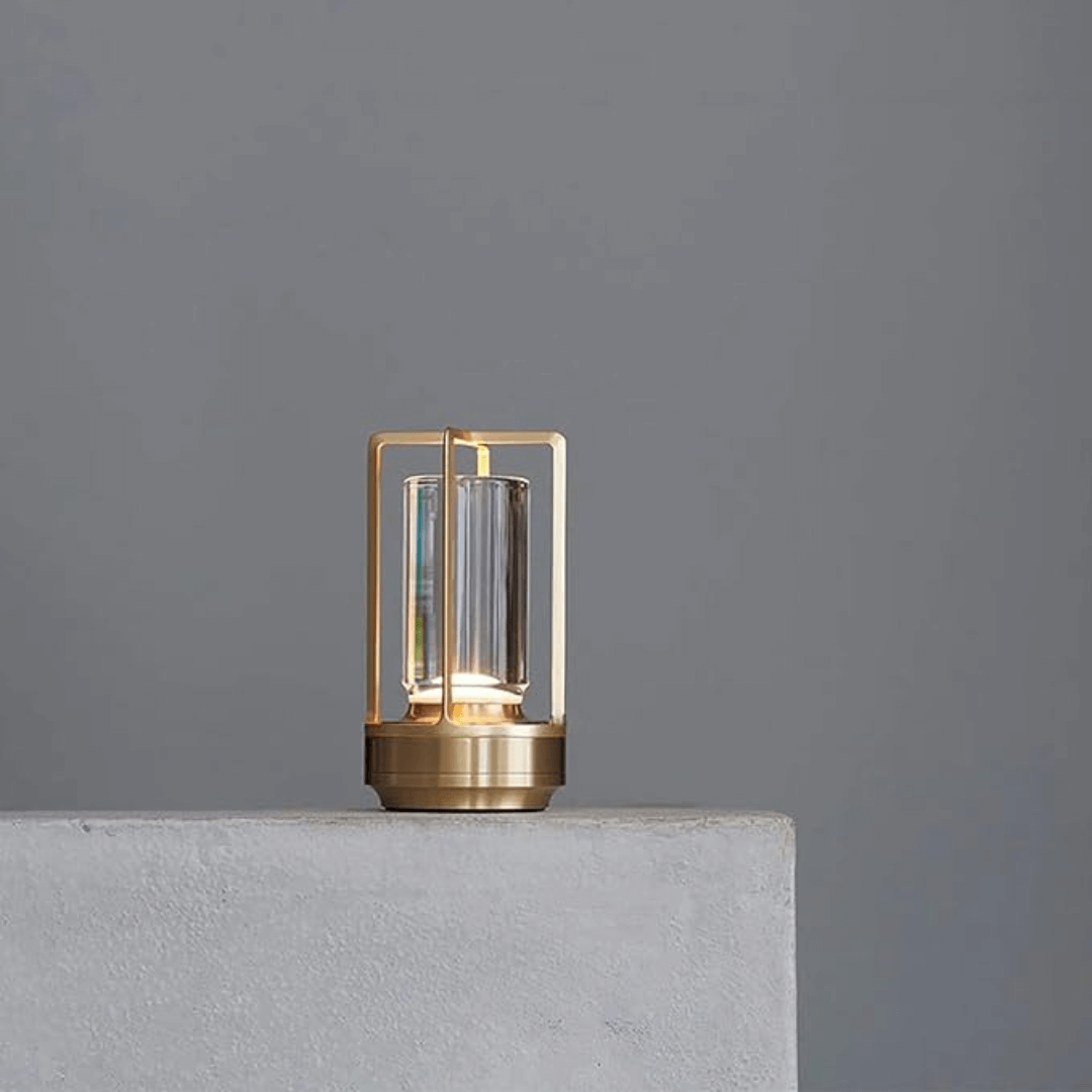 Crystal Lantern Table Lamp