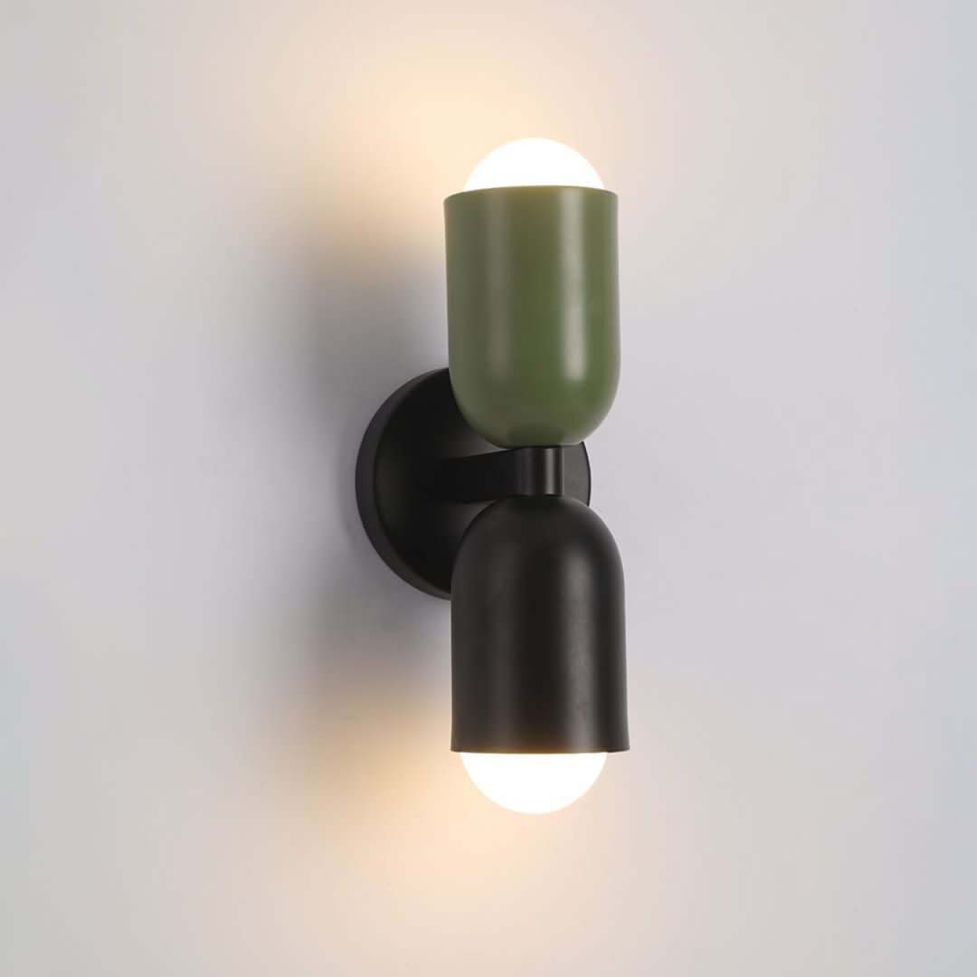 Метална LED стенна лампа с дизайн Morandi
