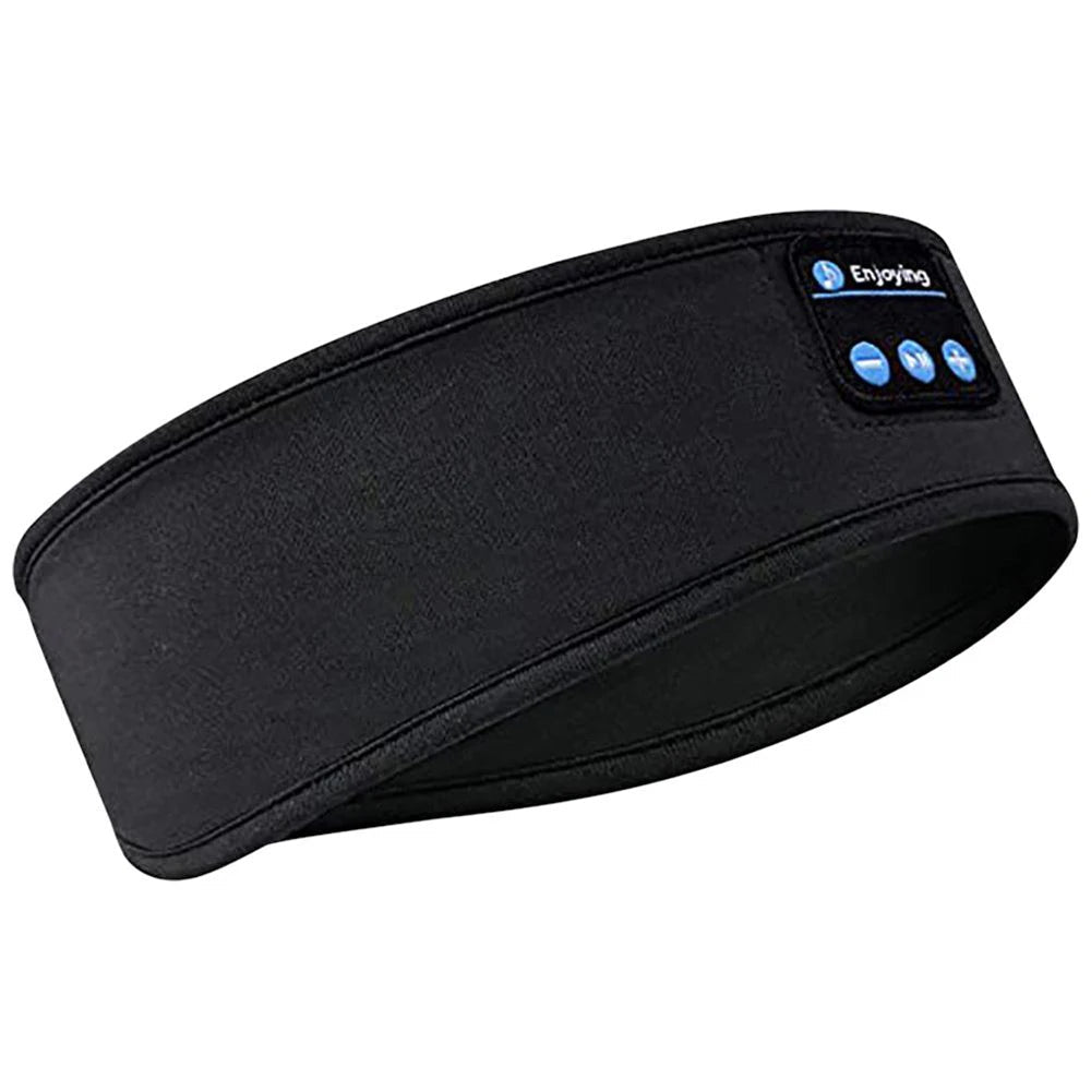 Wireless Bluetooth Sleep Mask Headband with Built-in Headphones