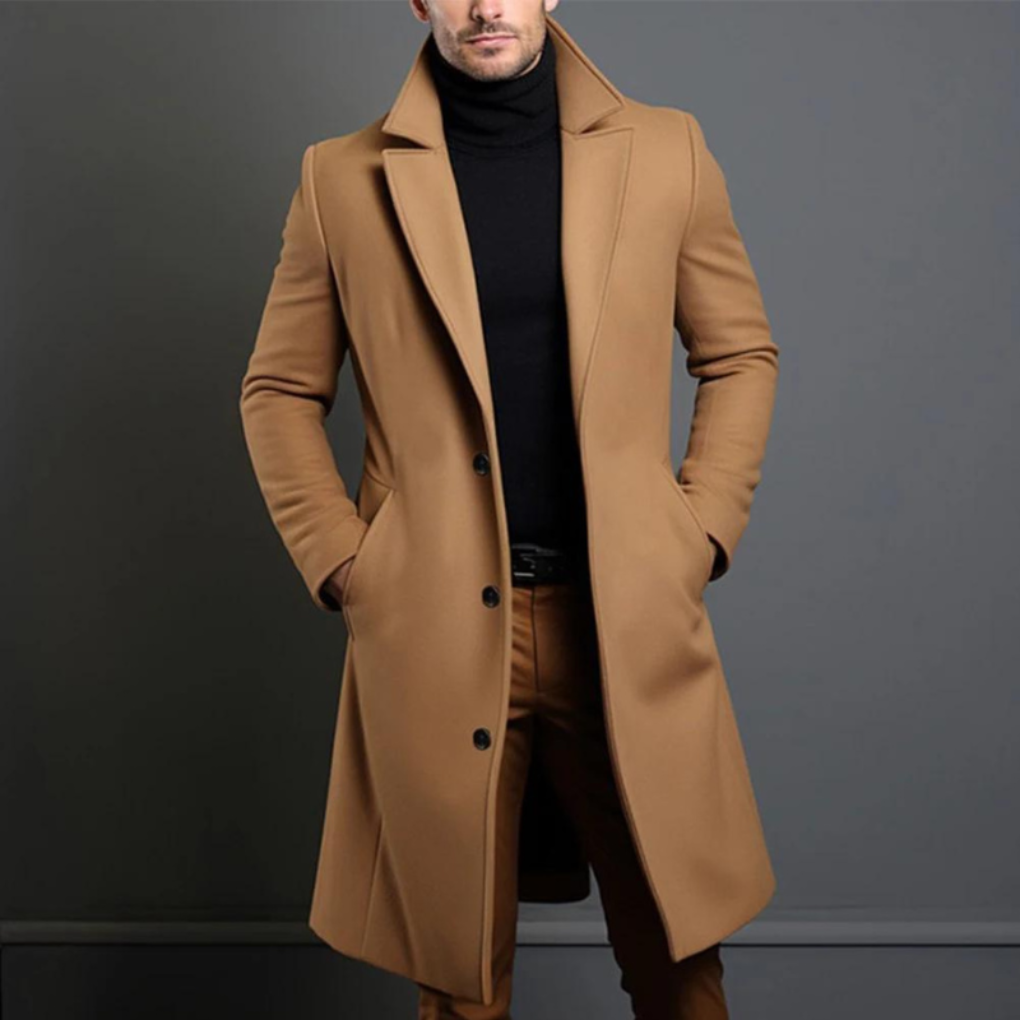 Wool Men's Coat – Timeless Style for Cold Days
