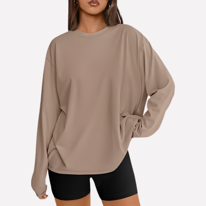 Women's Oversized Long Sleeve Shirt