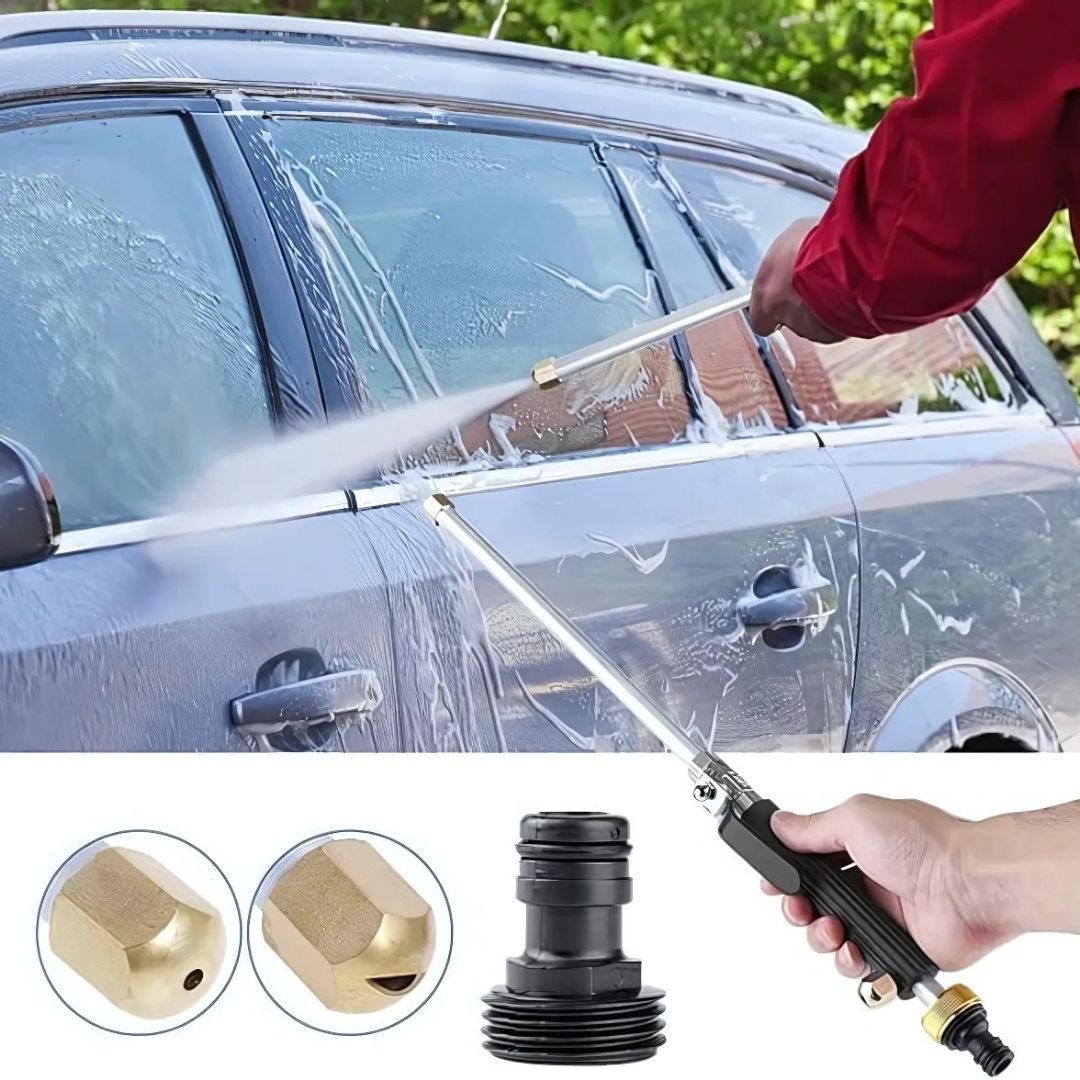 Powerful High-Pressure Sprayer for Garden Hose for Thorough Outdoor Cleaning