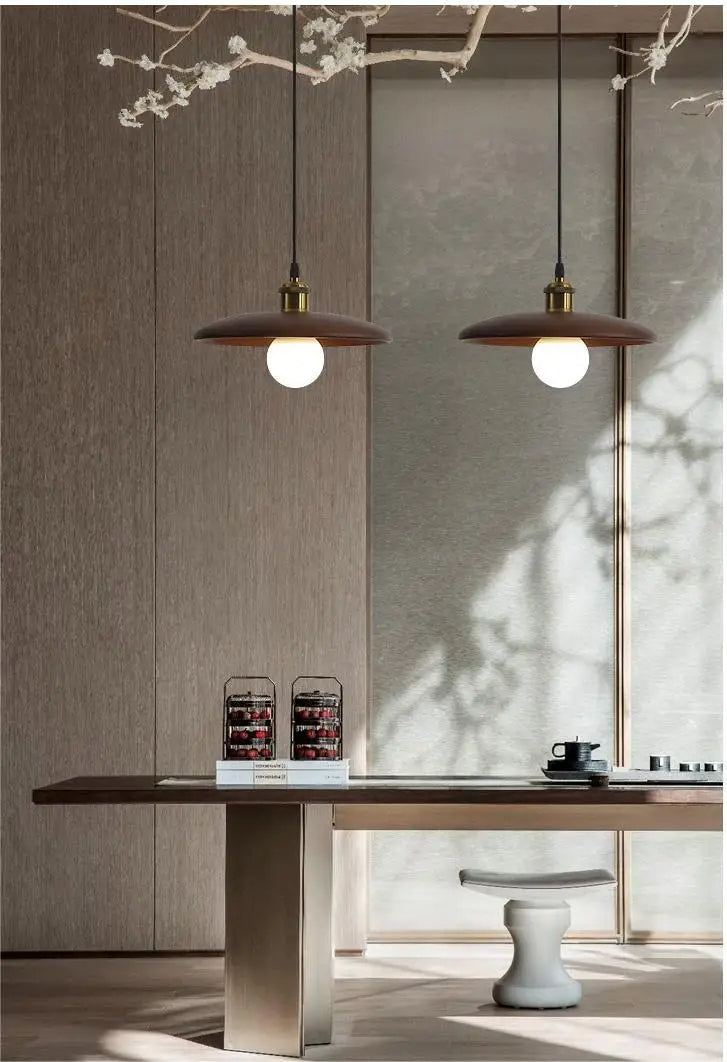 Rustic Wooden Ceiling Lamp for Ambient Lighting