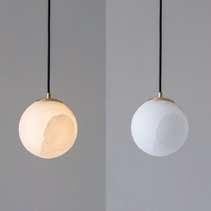 Luxe Alabaster Pendant Light - Elegance and Atmospheric Lighting
