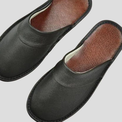 Men's Leather Slippers