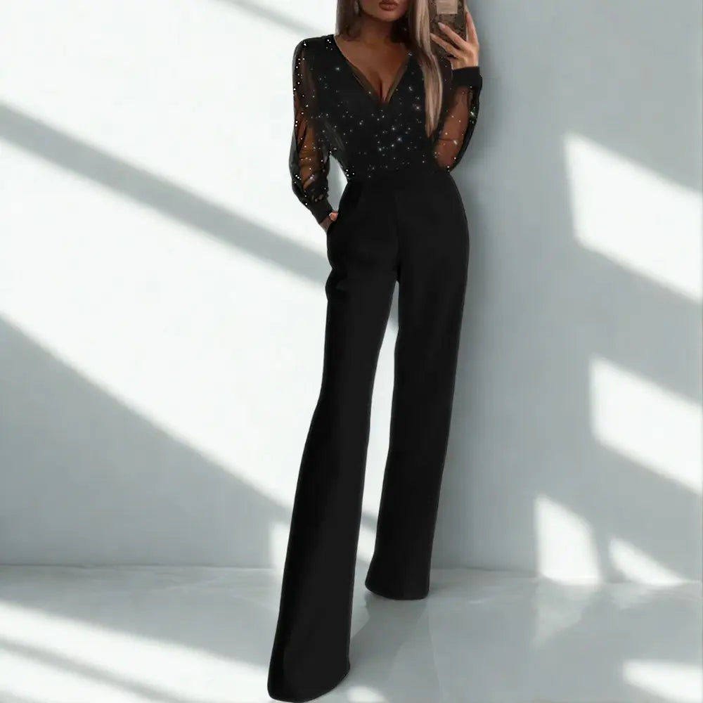 Marwa - Elegante jumpsuit met glittertop