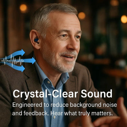 Invisible Hearing Amplifier for Seniors – Clear Sound & Comfortable Daily Use
