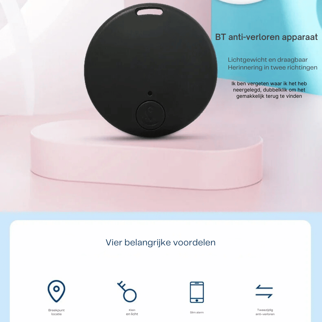 3x mini-gps-tracker - Krachtige tracker voor auto en sleutels