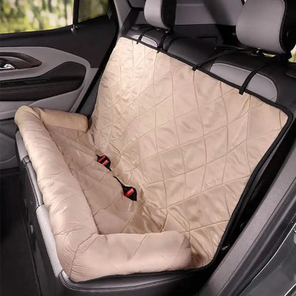 Waterproof Back Seat Cover for Dogs with Non-Slip and Diamond Pattern