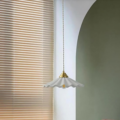 Japandi Ceramic Pendant Light – Minimalist and Elegant