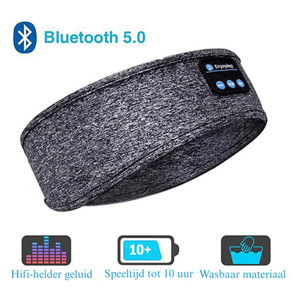 Wireless Bluetooth Sleep Mask Headband with Built-in Headphones