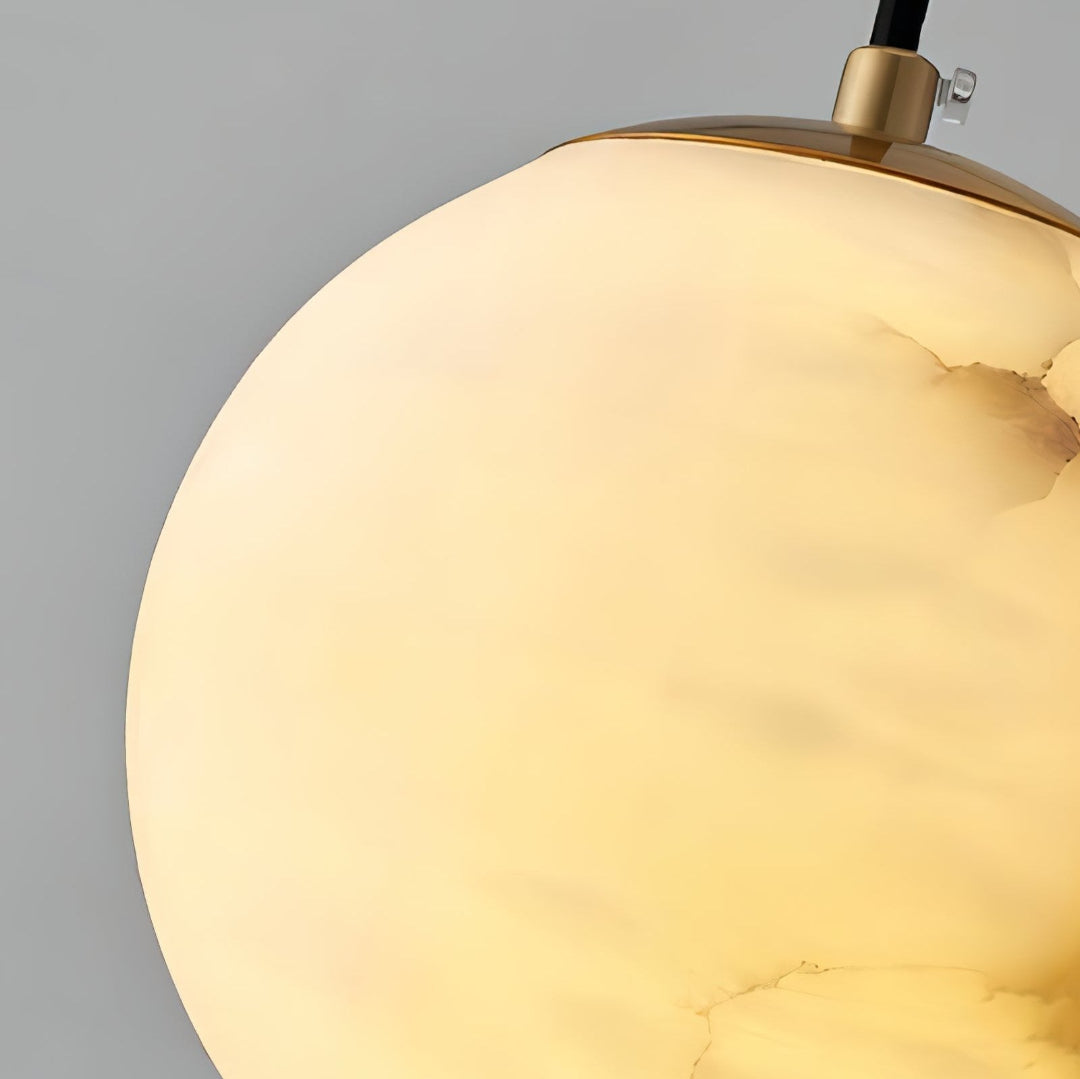 Luxe Alabaster Pendant Light - Elegance and Atmospheric Lighting