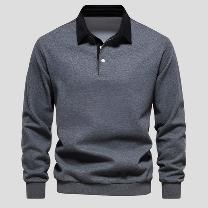 Men's Long Sleeve Polo Shirt