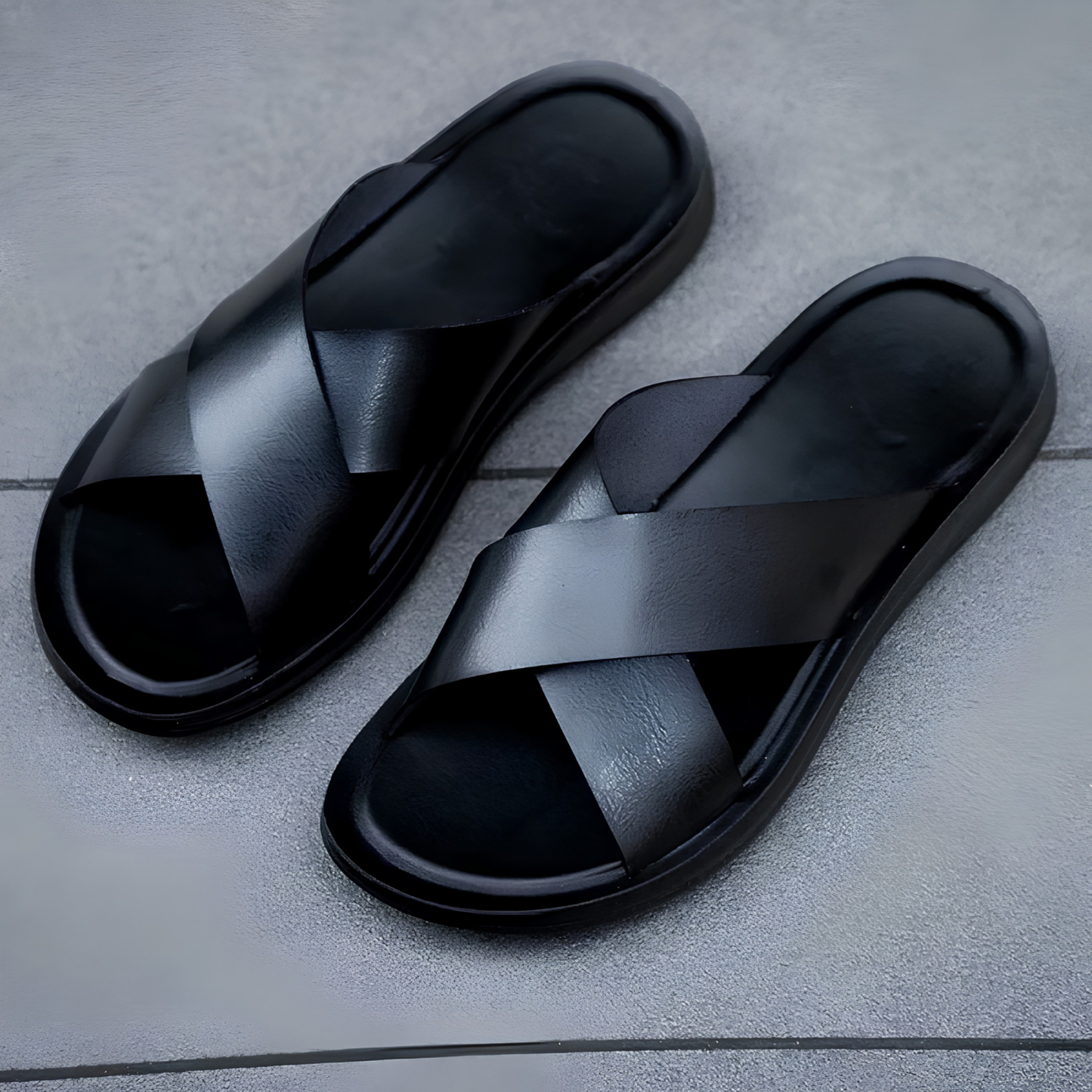 Italian Leather Mules for Men