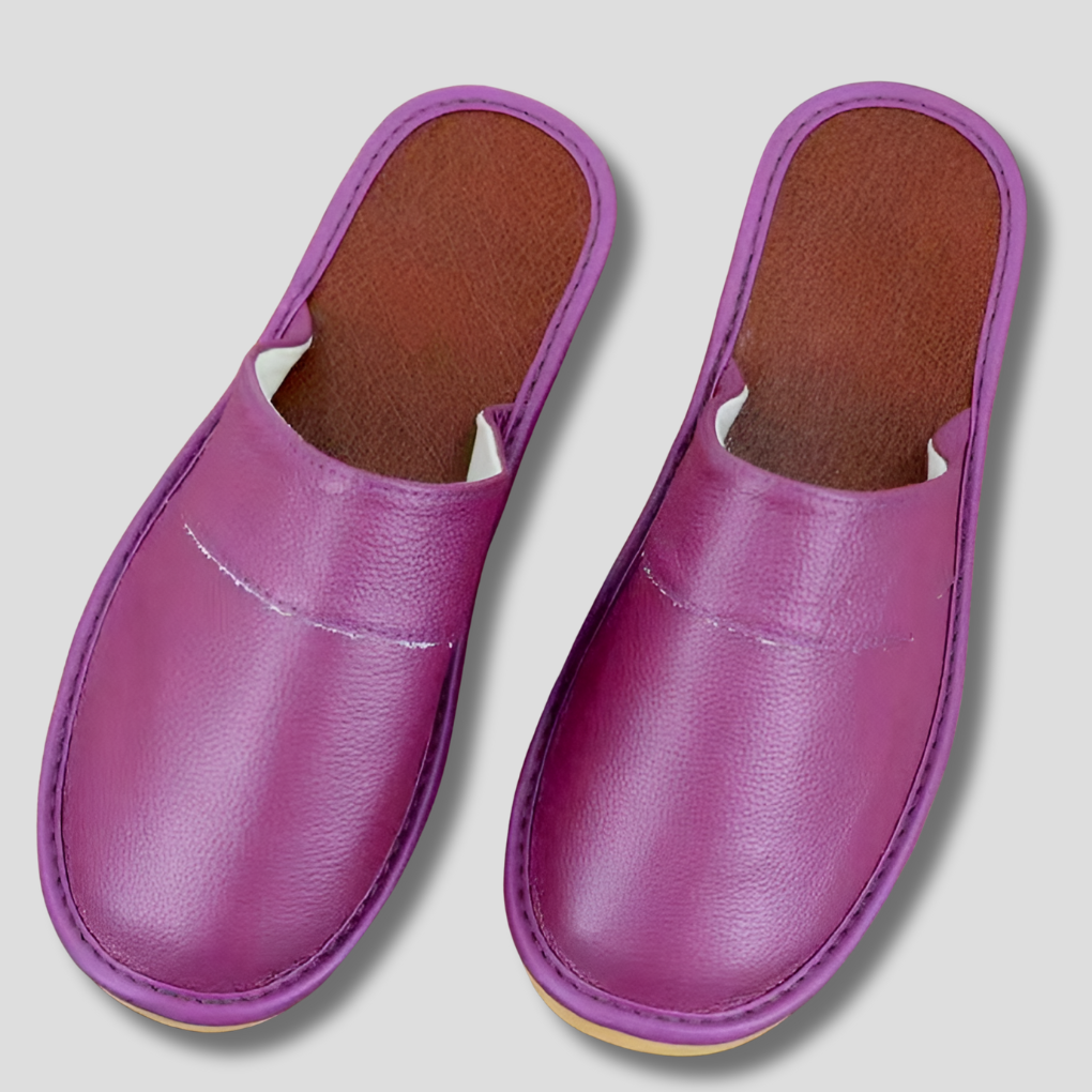 Men's Leather Slippers