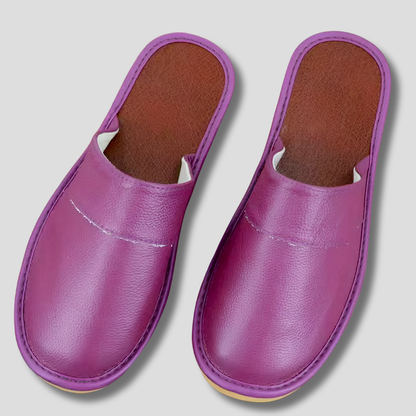 Men's Leather Slippers