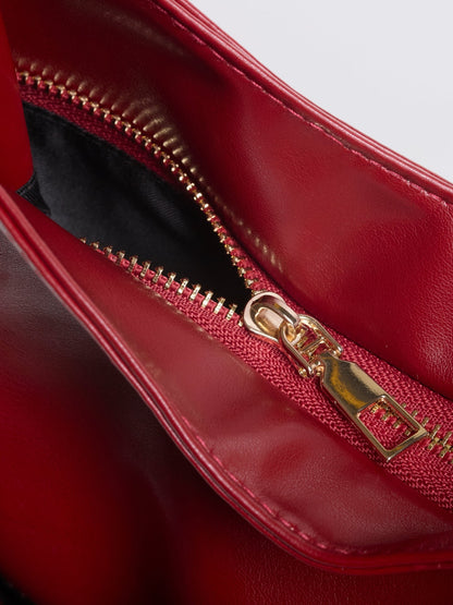 Minimalist Vegan Empty Hobo Shoulder Bag