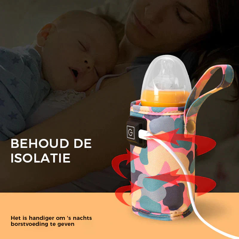 Calientaleche USB portátil - Calienta la leche donde quieras - Práctico y eficiente