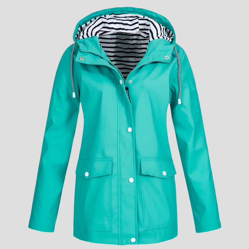 Wasserdichte und winddichte Damenjacke