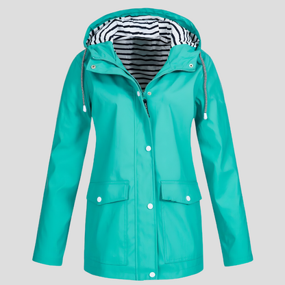 Wasserdichte und winddichte Damenjacke