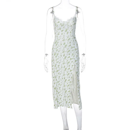 Summer Dress with Flowers - Light and Comfortable