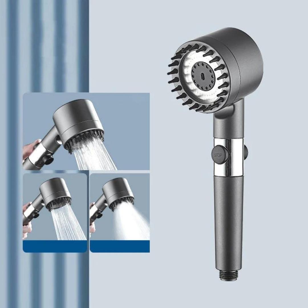Powerful Water-Saving Shower Head with Filter and 3 Settings