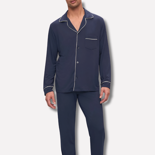 Pijamas cómodos de algodón para hombres