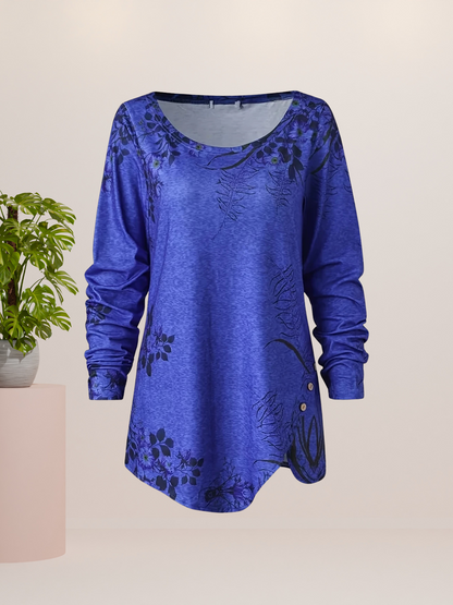 Thekla – Casual Floral Print Long Sleeve T-Shirt