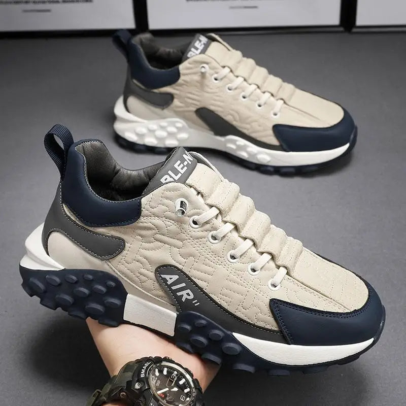 Stridemax – Stylish Platform Sneakers for Men