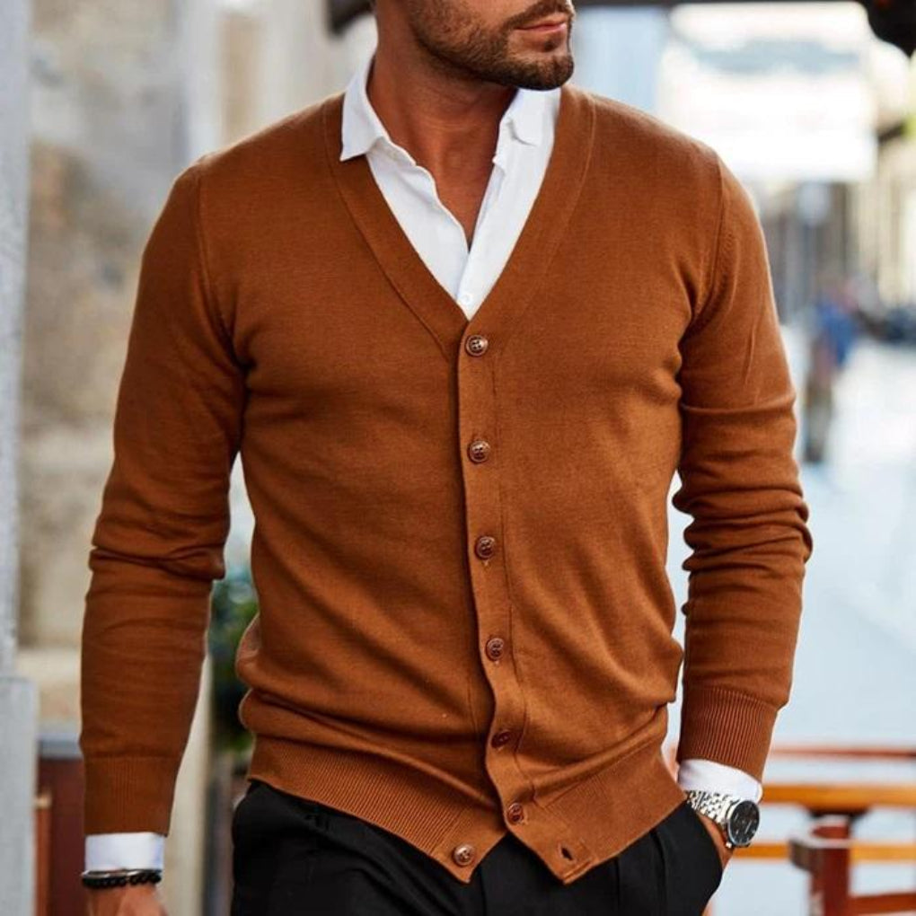 Cotton Men's Gilet in Casual Style