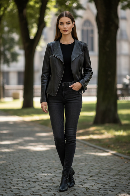 Chaqueta elegante para mujer de corte moderno, para un estilo sofisticado y seguro