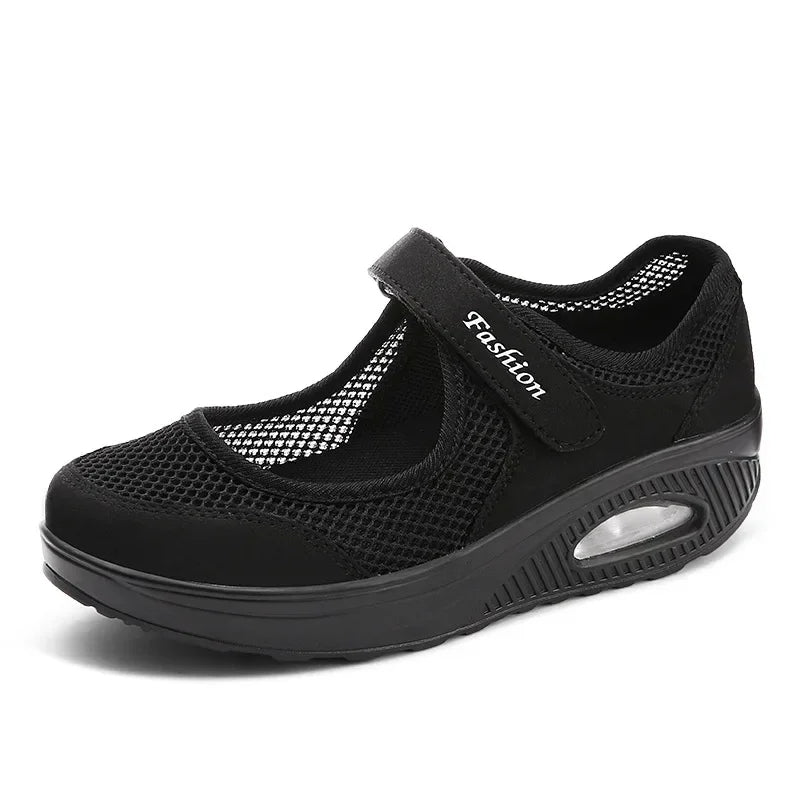 Lightweight Women's Sneakers with Wedge Heel