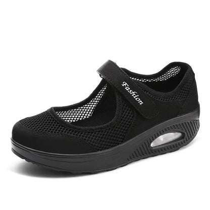 Lightweight Women's Sneakers with Wedge Heel