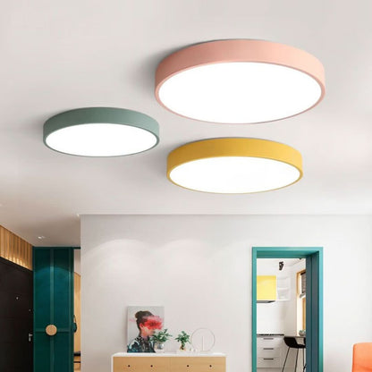 Morandi Modern Round LED Ceiling Light