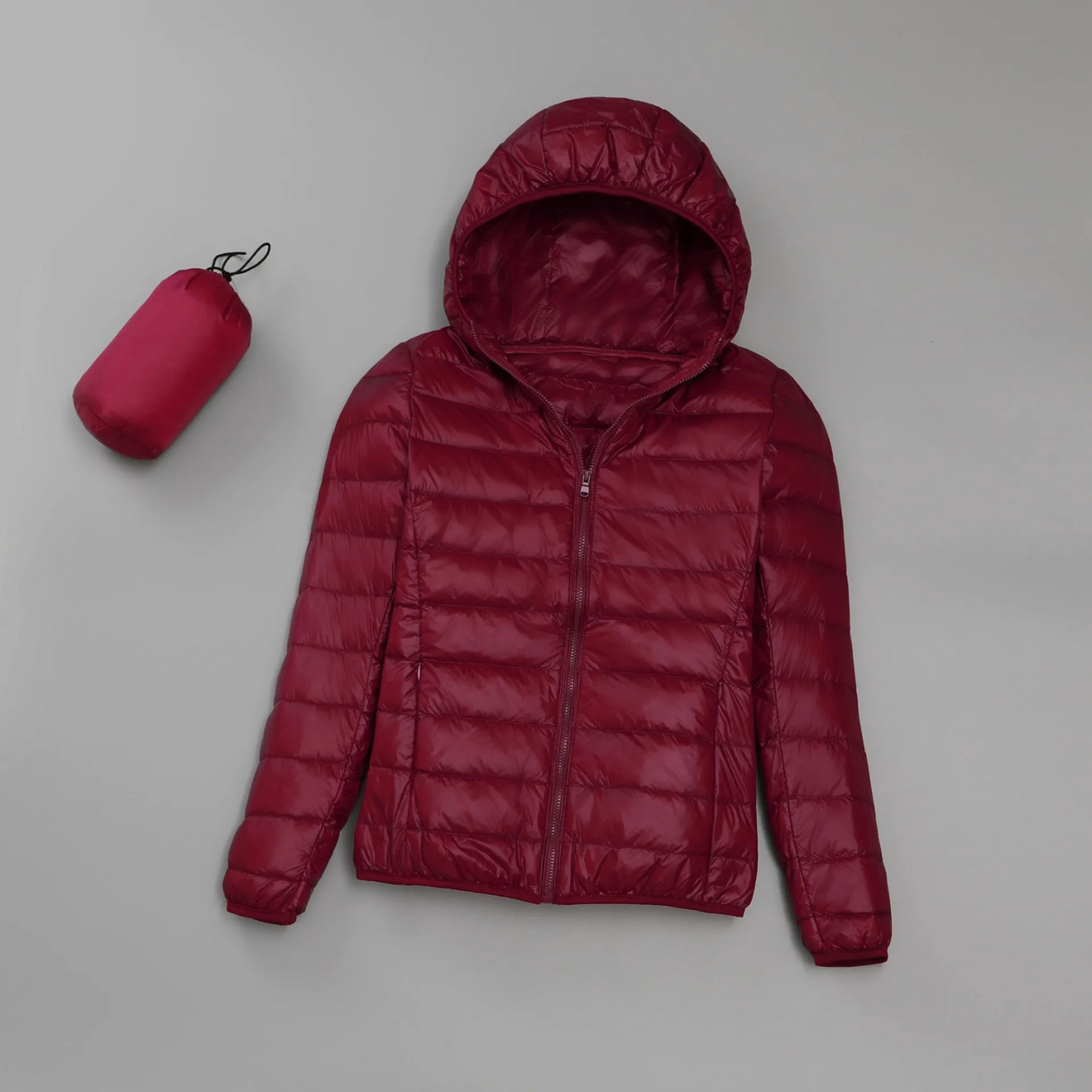 Klyah - Cosy Quilted Winter Jacket with Hood